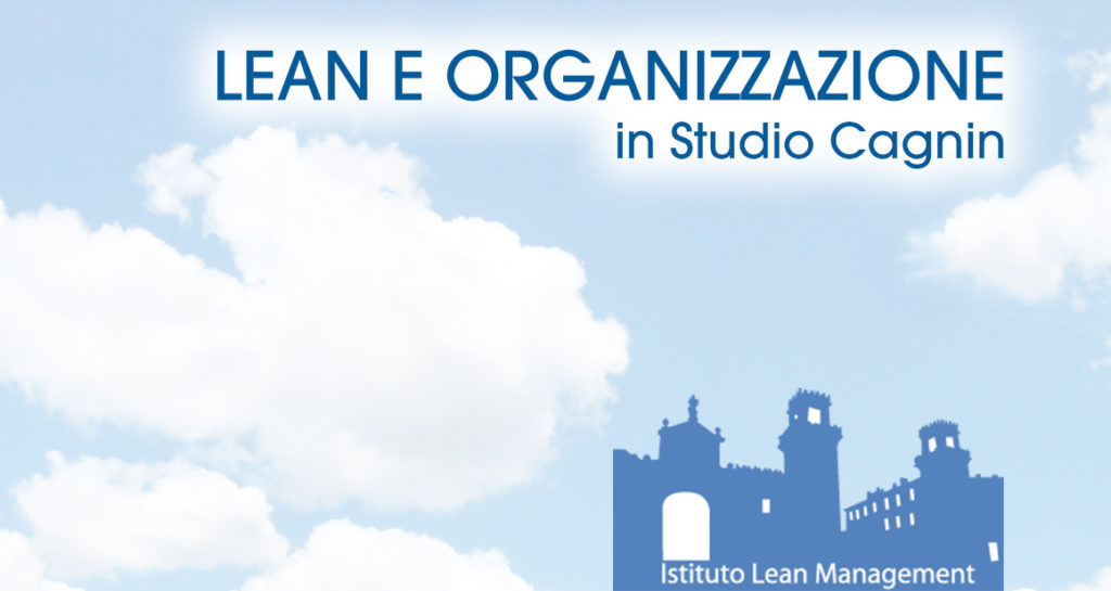 Cielo azzuro con il logo dell'Istituto Lean Management